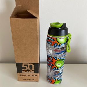 New 50 STRONG GET OUT DO MORE water 💦 Bottle🎾🎾